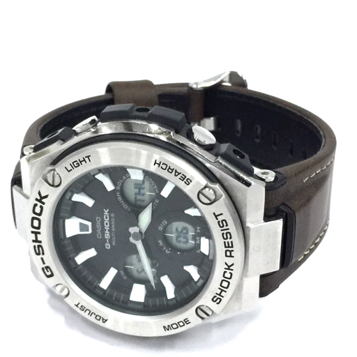 カシオ G-SHOCK GST-W130L ソーラー電波時計 メンズ腕時計 純正ベルト 取説 ケース 外箱付 CASIO2