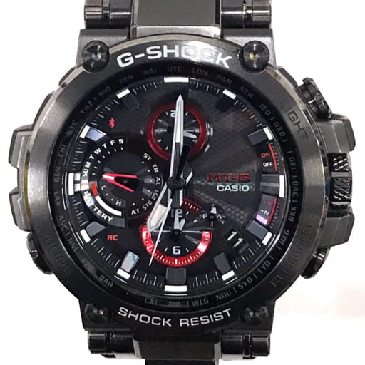 カシオ G-SHOCK ジーショック MT-G MTG-B1000 電波ソーラー 腕時計 メンズ ブラック 付属品あり 稼働 CASIO